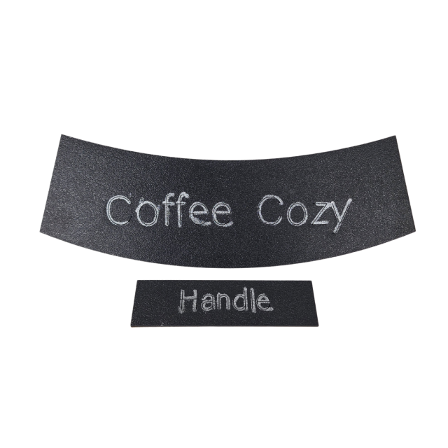 Cup Cozy - Brown White Black Spots Cow Beverage Cup Drink Cozy