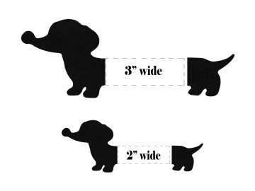 Dachshund Template Set (SM & LG template included)