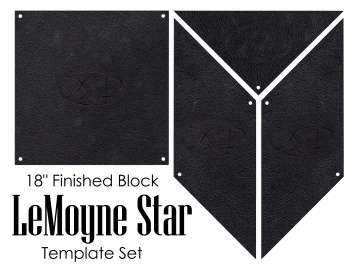 LeMoyne Star 4pc Template Set